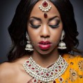 jeune-femme-indienne-dans-l-habillement-traditionnel-avec-le-maquillage-nuptiale-et-les-bijoux-37441137
