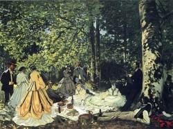 Pique-nique sur l'herbe